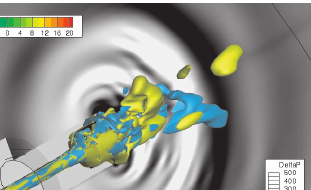 Snapshot of simulation result
